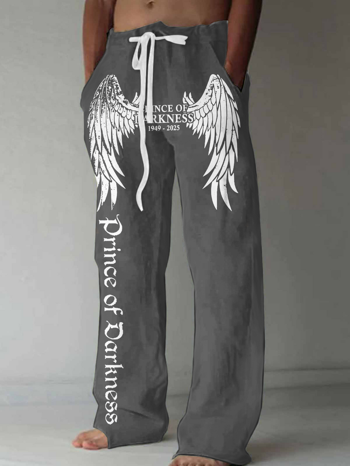 Ozzy The Prince of Darkness Men's Casual Elastic Waist Pants