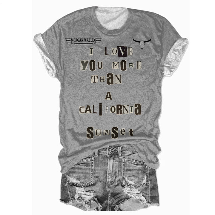Morgan Wallen Crew Neck T-shirt