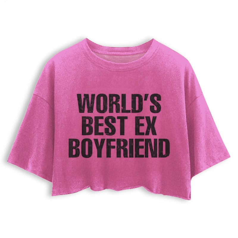 WORLD'S BEST EX BOYFRIEND Umbilized Women's T-shirt