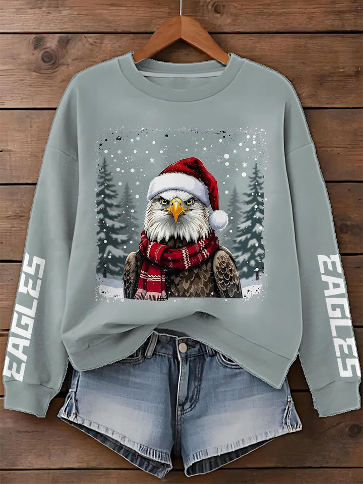 Philadelphia Eagles Printed Long Sleeve Casual Top