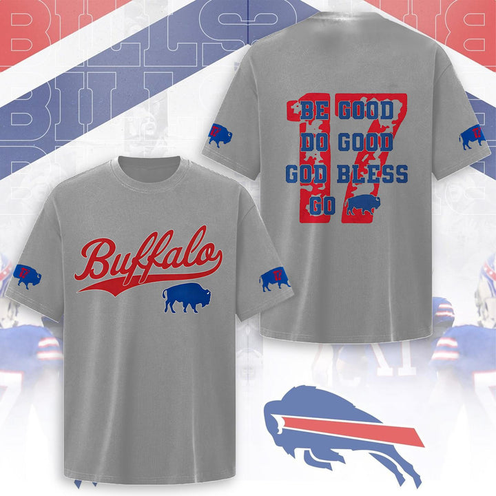Buffalo Bills Football Unisex Cotton Crew Neck T-shirt