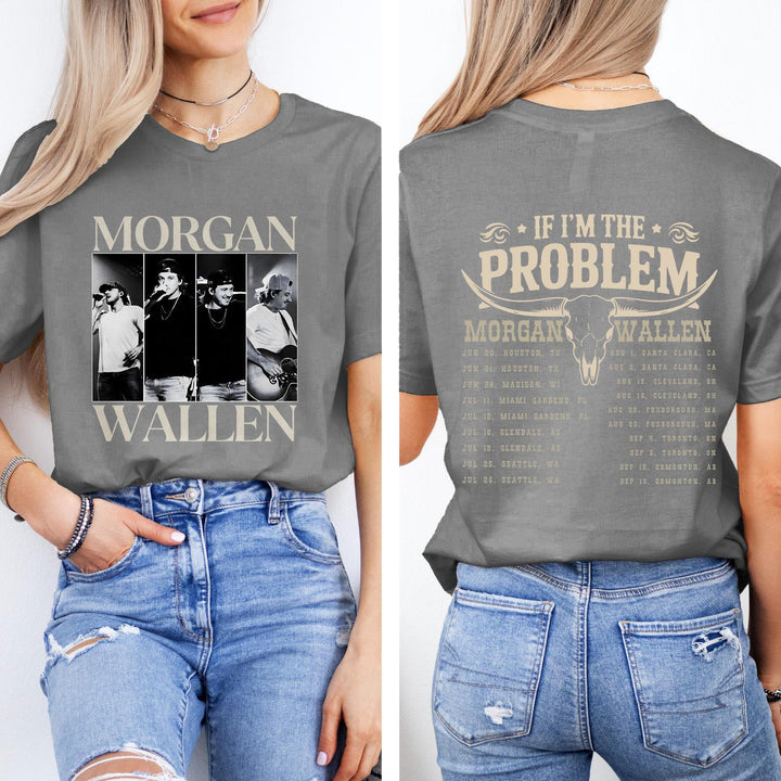 Morgan Wallen Unisex cotton crew neck T-shirt