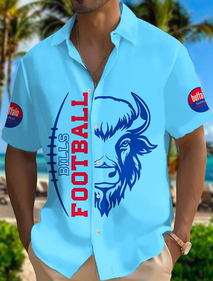 Buffalo Bills Football Men's Short Sleeve Shirts