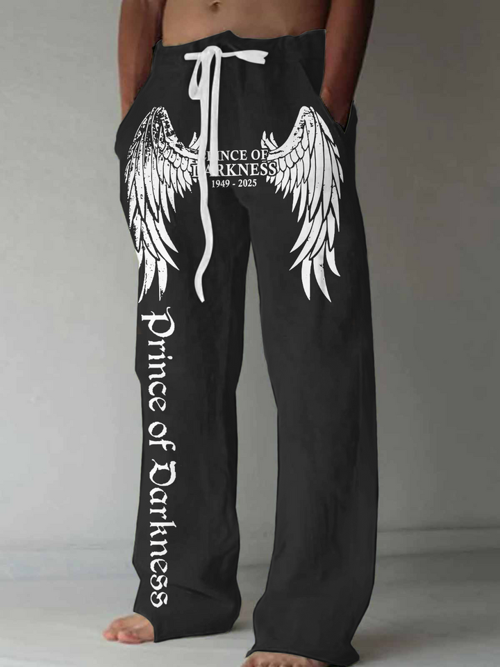 Ozzy The Prince of Darkness Men's Casual Elastic Waist Pants
