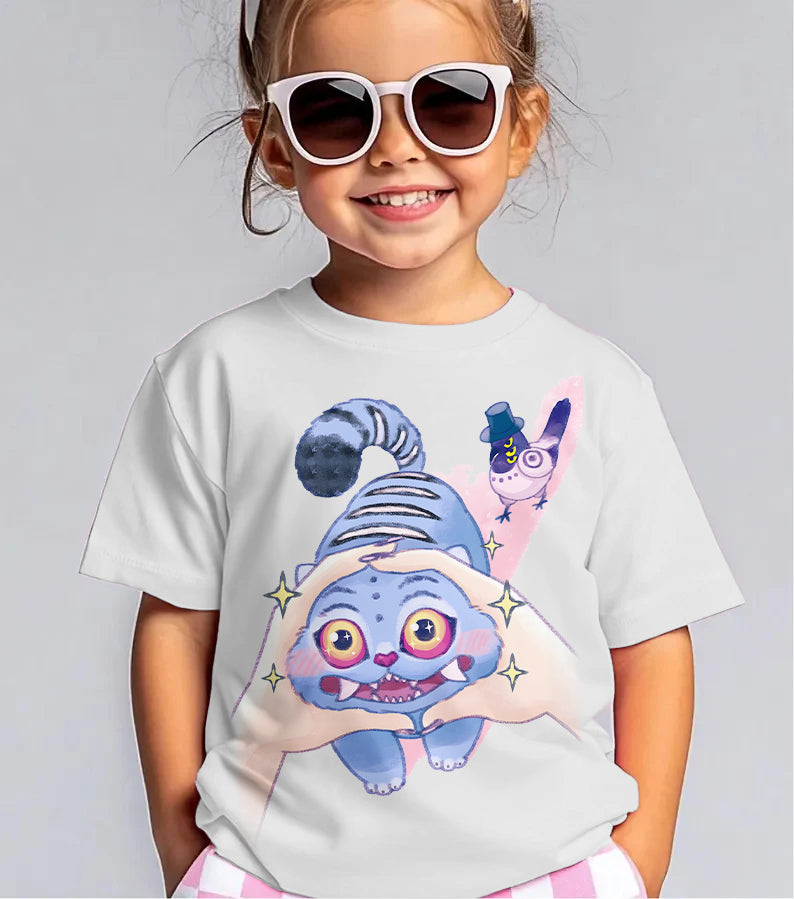 Demon Hunter Cute Pet Children's Cotton T-Shirts