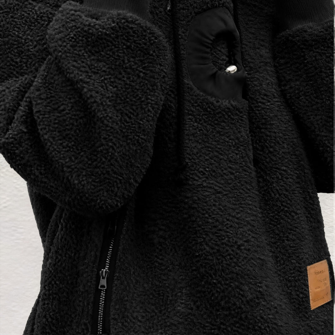 Pet Care Hoodie Long Sleeve Warm Fall Winter Pullover Sweatshirt with Dog Pouch for Outdoor Dog Walking excitement