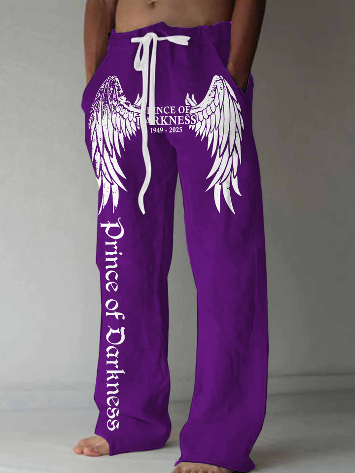 Ozzy The Prince of Darkness Men's Casual Elastic Waist Pants