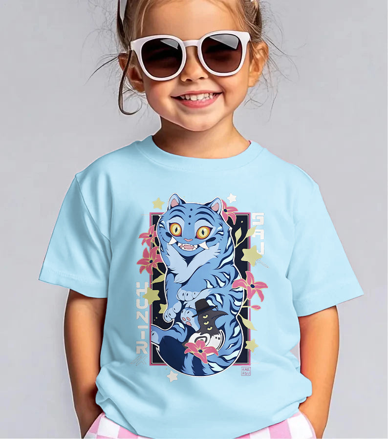 Demon Hunter Tiger Children's Cotton T-Shirts