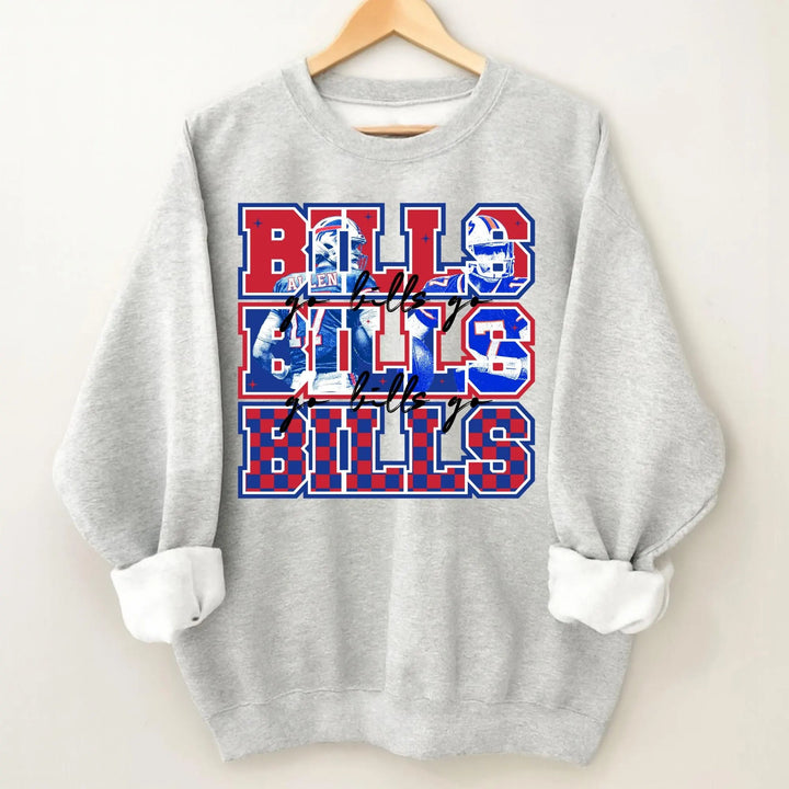 Be Good Do Good Go Bills Long Sleeve Casual Top
