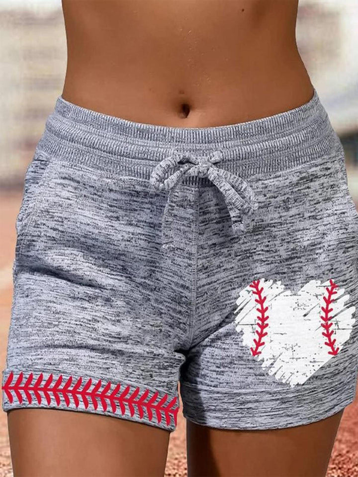 Women's Casual Baseball Printed Sweatpants