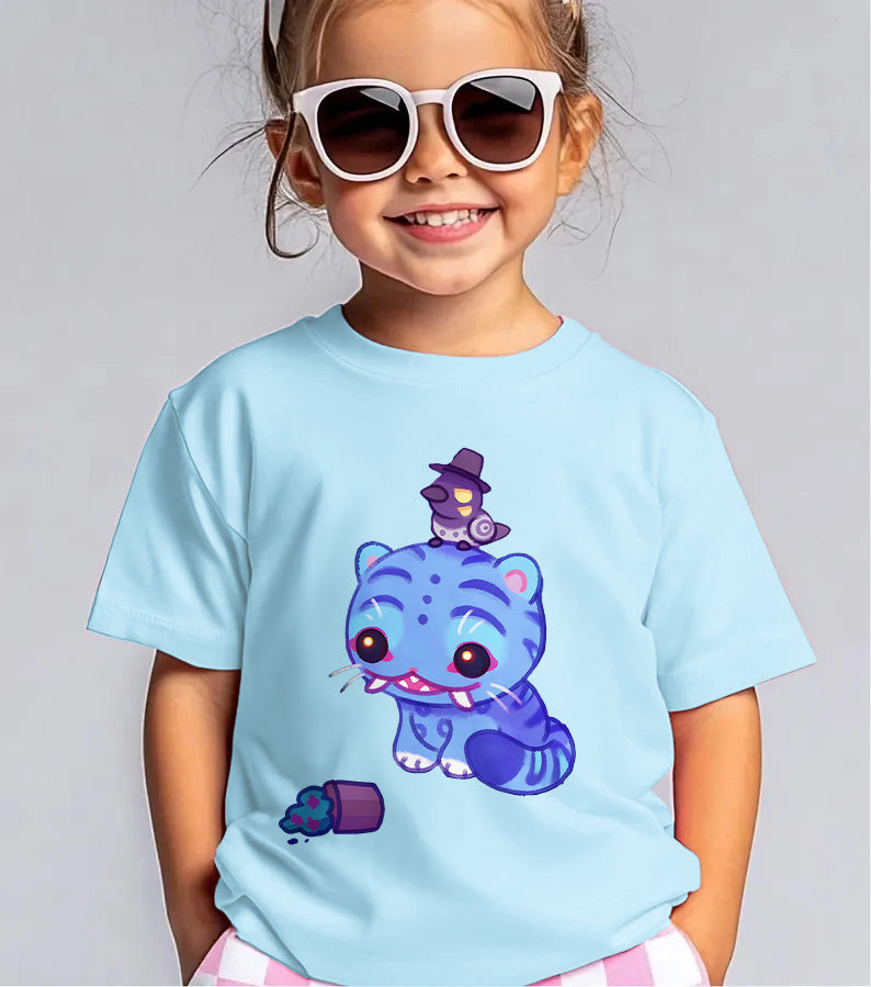 Demon Hunter Tiger Children's Cotton T-Shirts