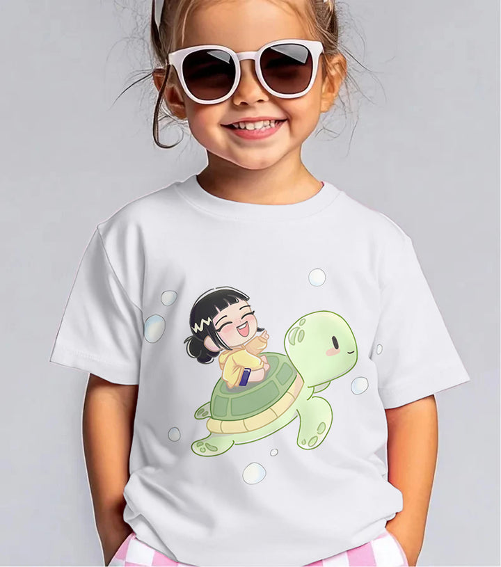 Demon Hunter Cute Children's Cotton T-Shirts