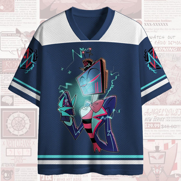 Hazbin Hotel V-neck Mesh Top