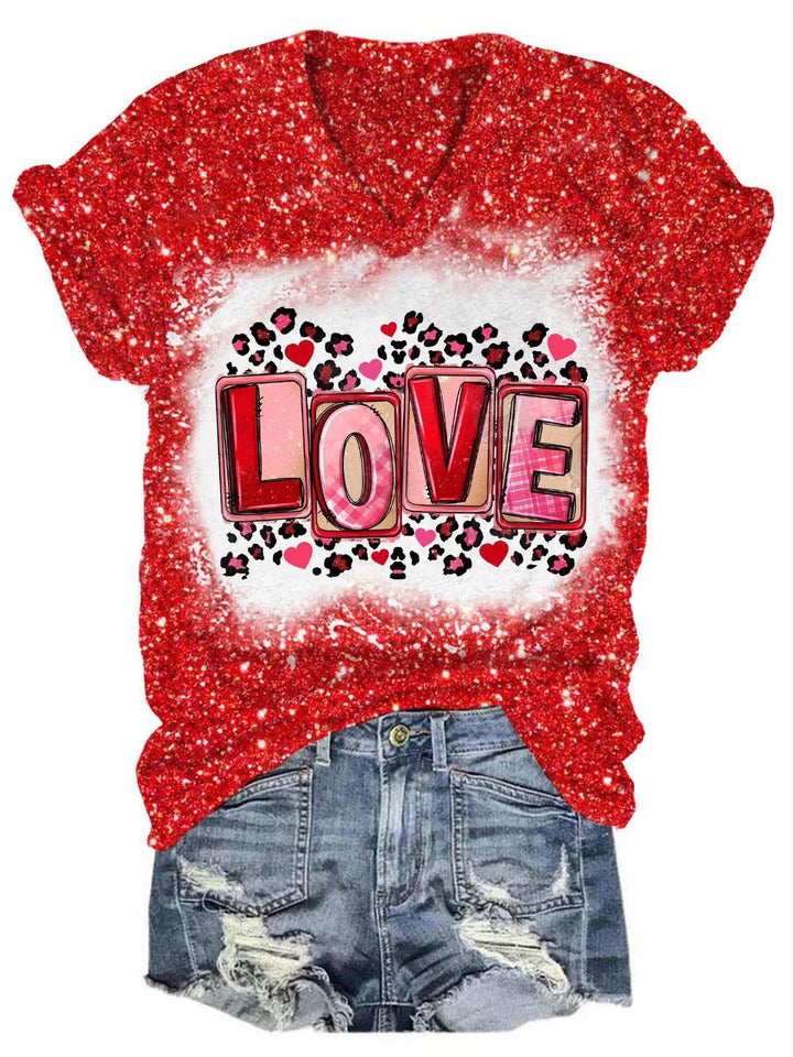 LOVE Valentine's Day Print Top