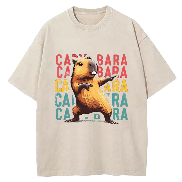 Fun Capibala Retro T-shirt
