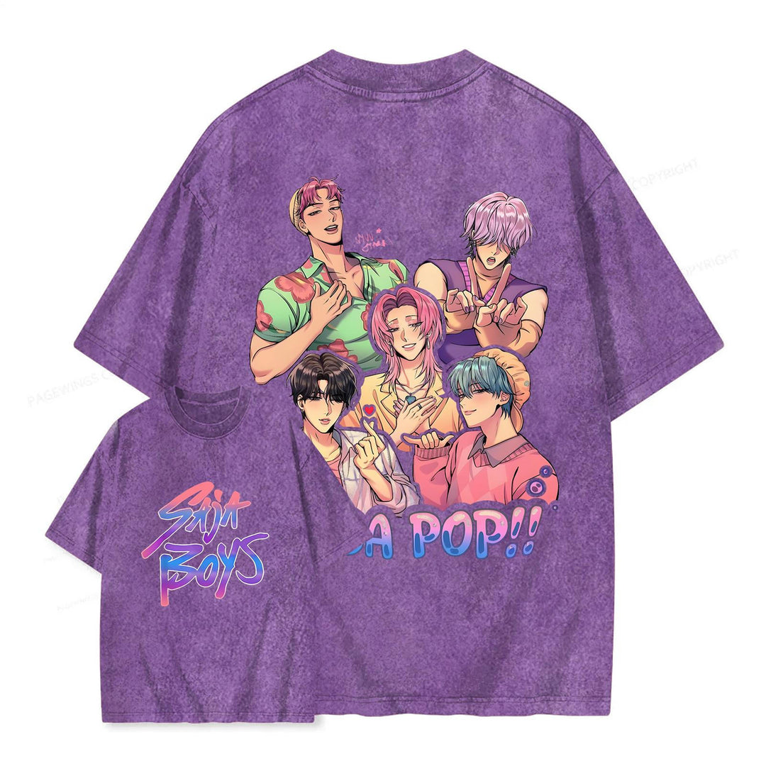Saja Boys Retro T-shirt