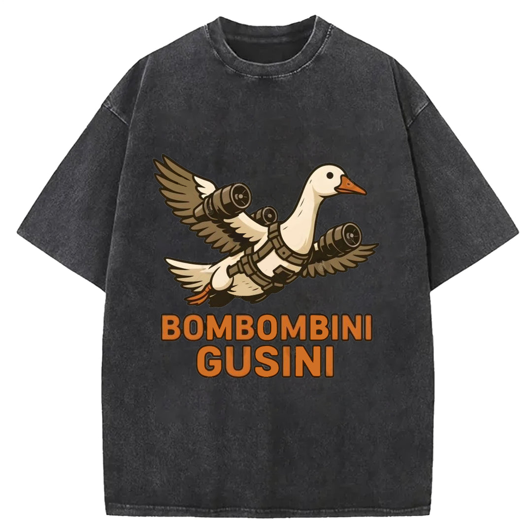 Fun Bomb Goose Retro T-shirt