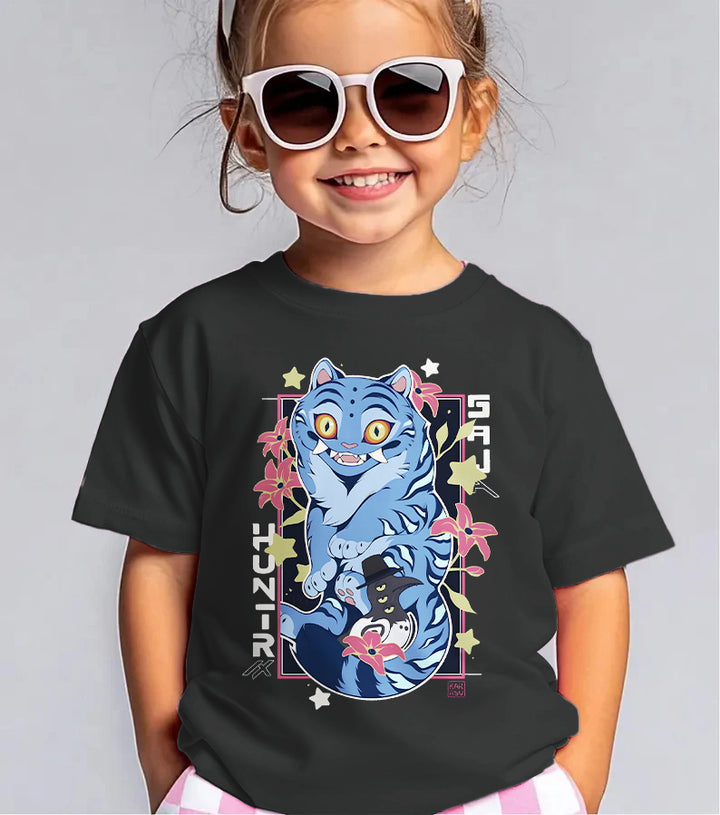 Demon Hunter Tiger Children's Cotton T-Shirts