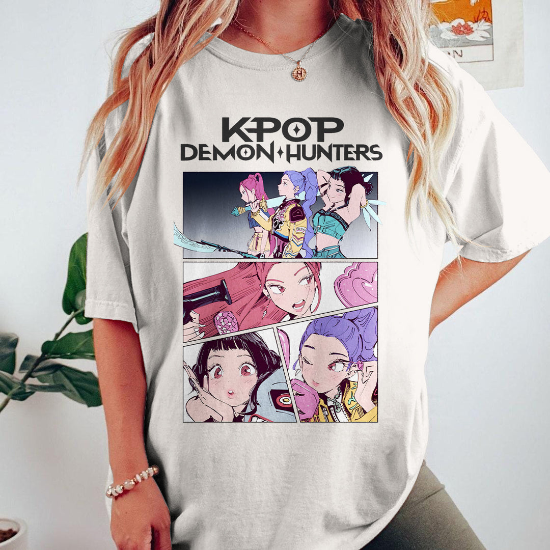 Demon Hunters Huntrix Crew Neck T-shirt