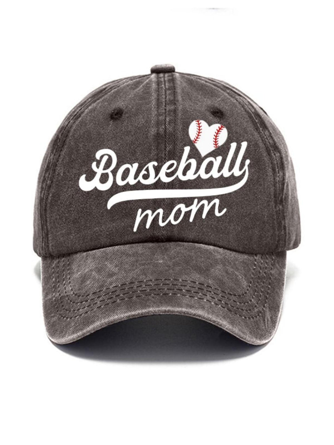 Baseball Mom Print Baseball Cap1