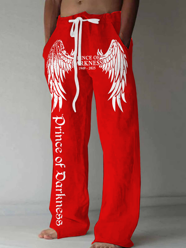 Ozzy The Prince of Darkness Men's Casual Elastic Waist Pants