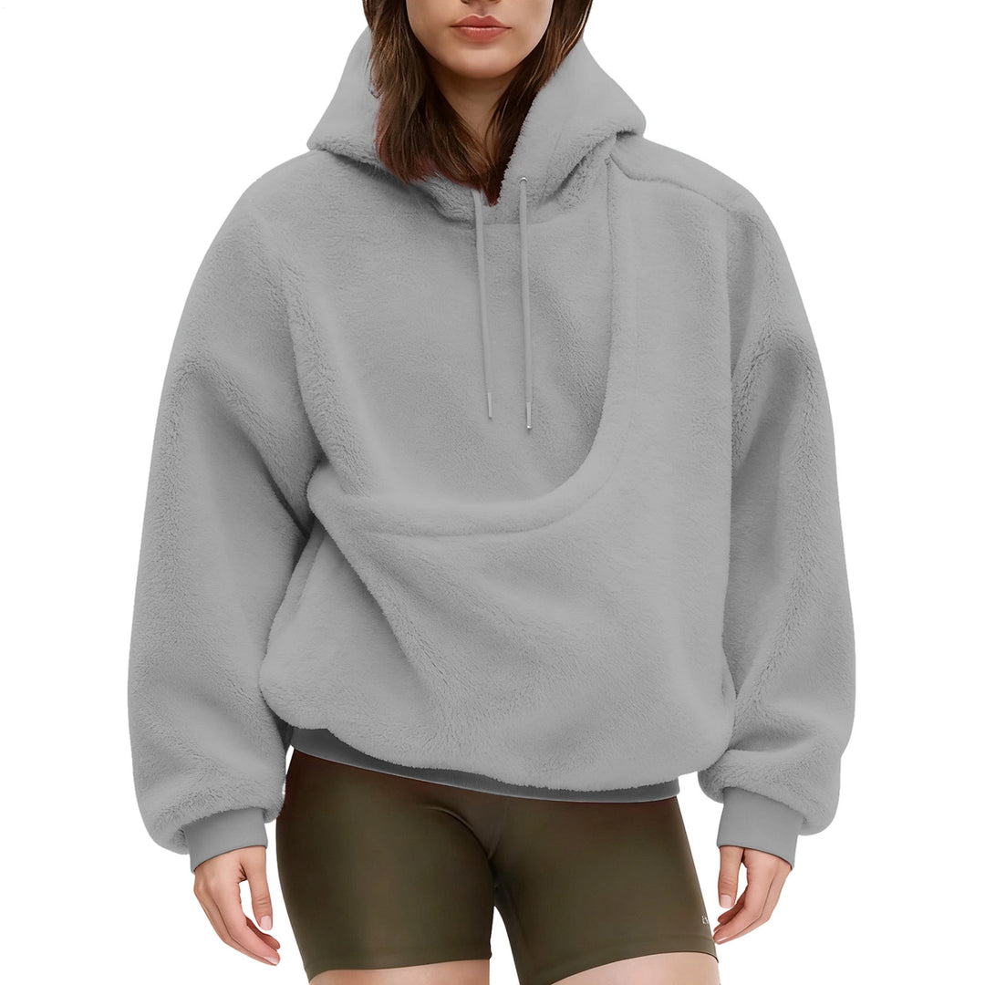 Pet Carrier Hoodie Fuzzy Solid Color Puppy Kitten Cat Holder Carriers Hoodies with Pocket for Home Sofa upgrade