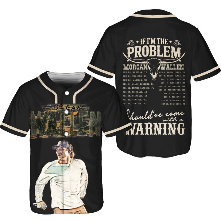 Morgan Wallen Baseball Jersey