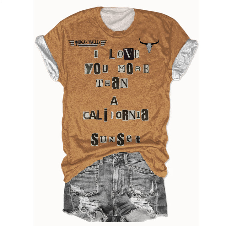 Morgan Wallen Crew Neck T-shirt