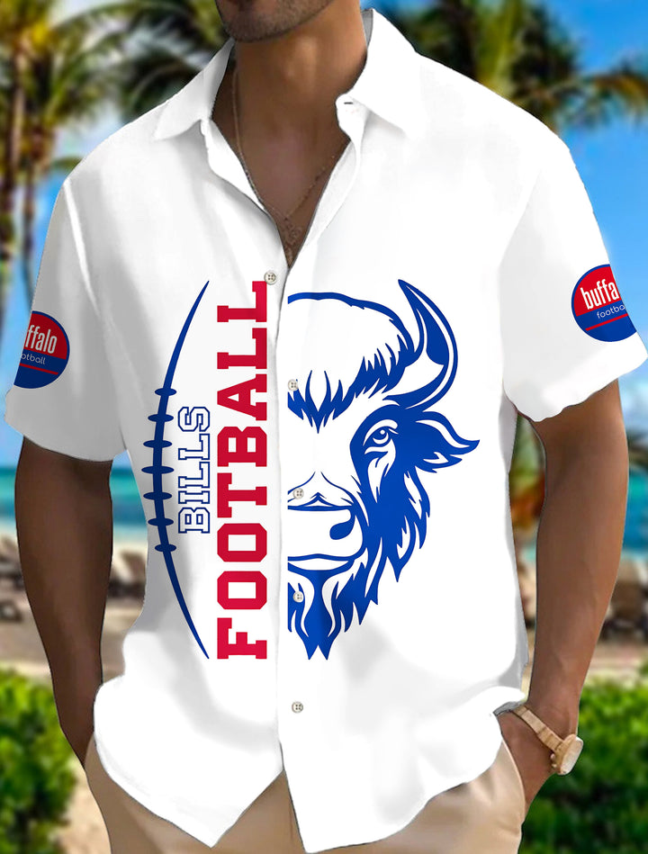 Buffalo Bills Football Men's Short Sleeve Shirts