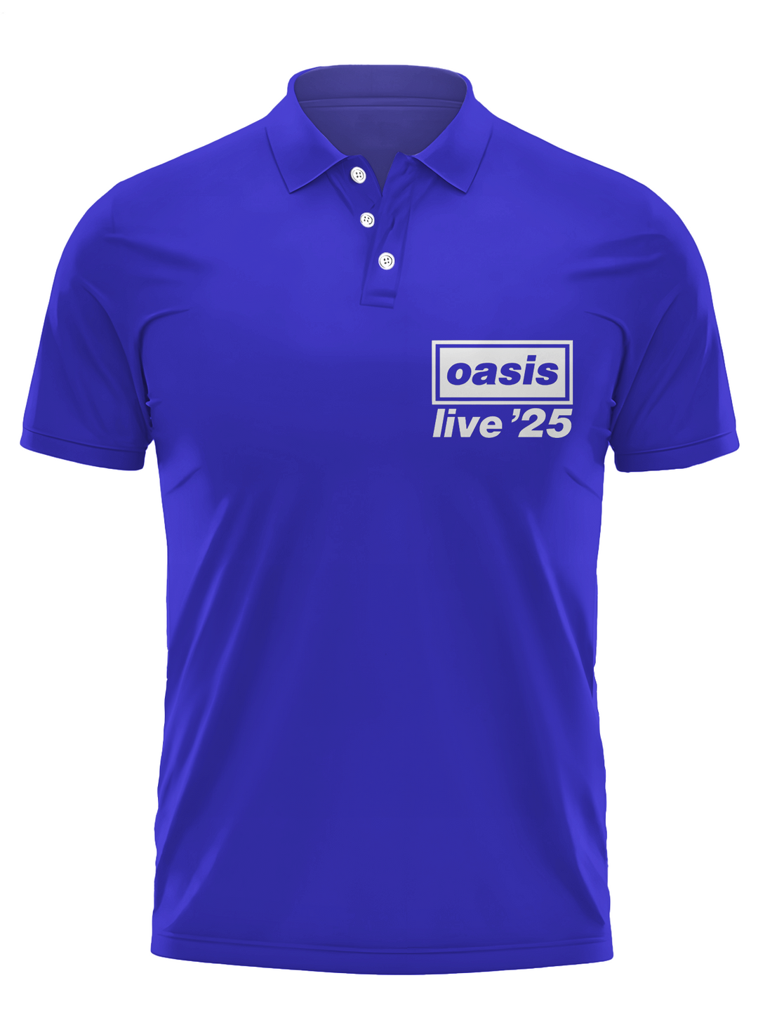 Oasis Concert 2025 Men's Short Sleeve Button Polo Shirt