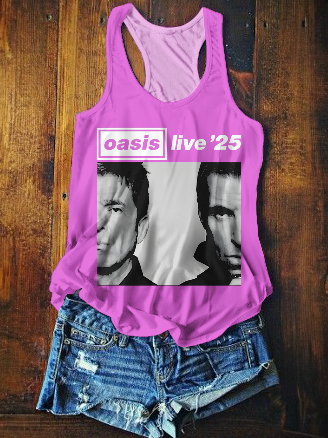 Oasis 2025 Tour Printed Casual Tank Top
