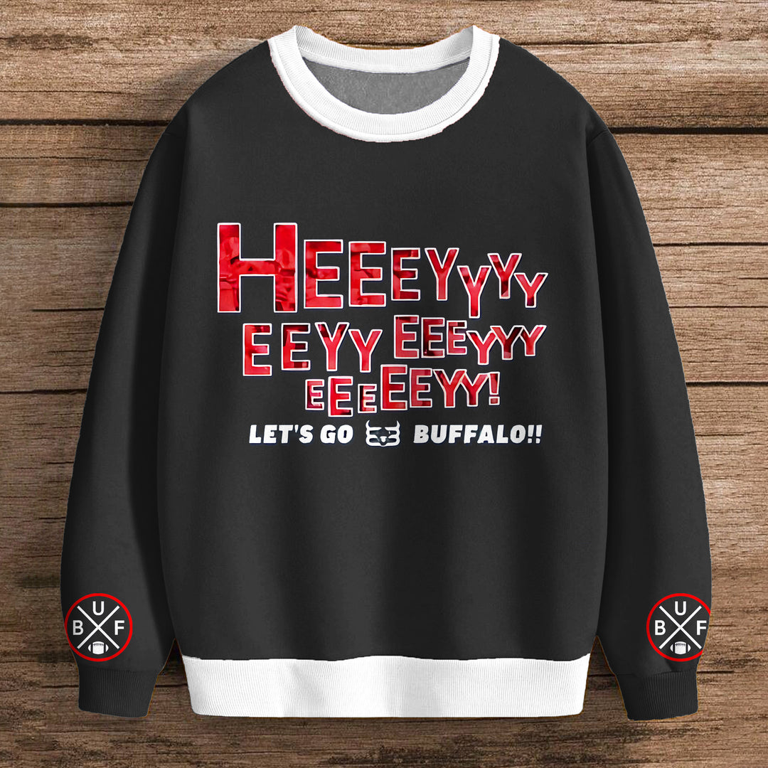 HEEEYY Printed Long Sleeve Casual Top