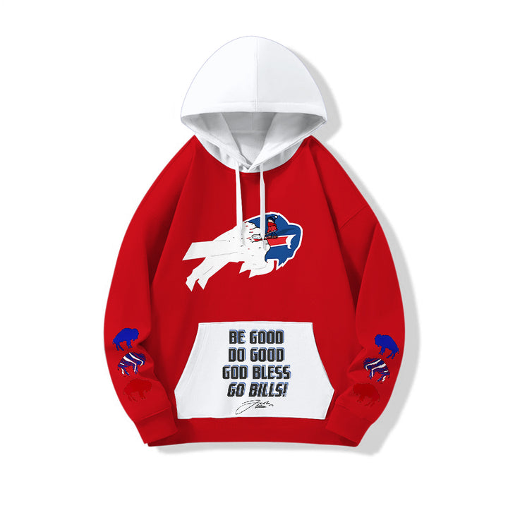 Buffalo Bills Football Hooded Pullover Sweatshirt