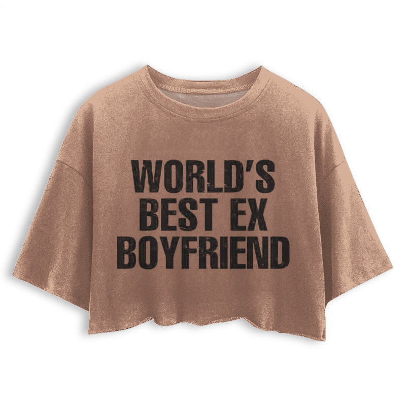 WORLD'S BEST EX BOYFRIEND Umbilized Women's T-shirt