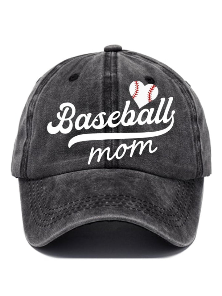 Baseball Mom Print Baseball Cap1