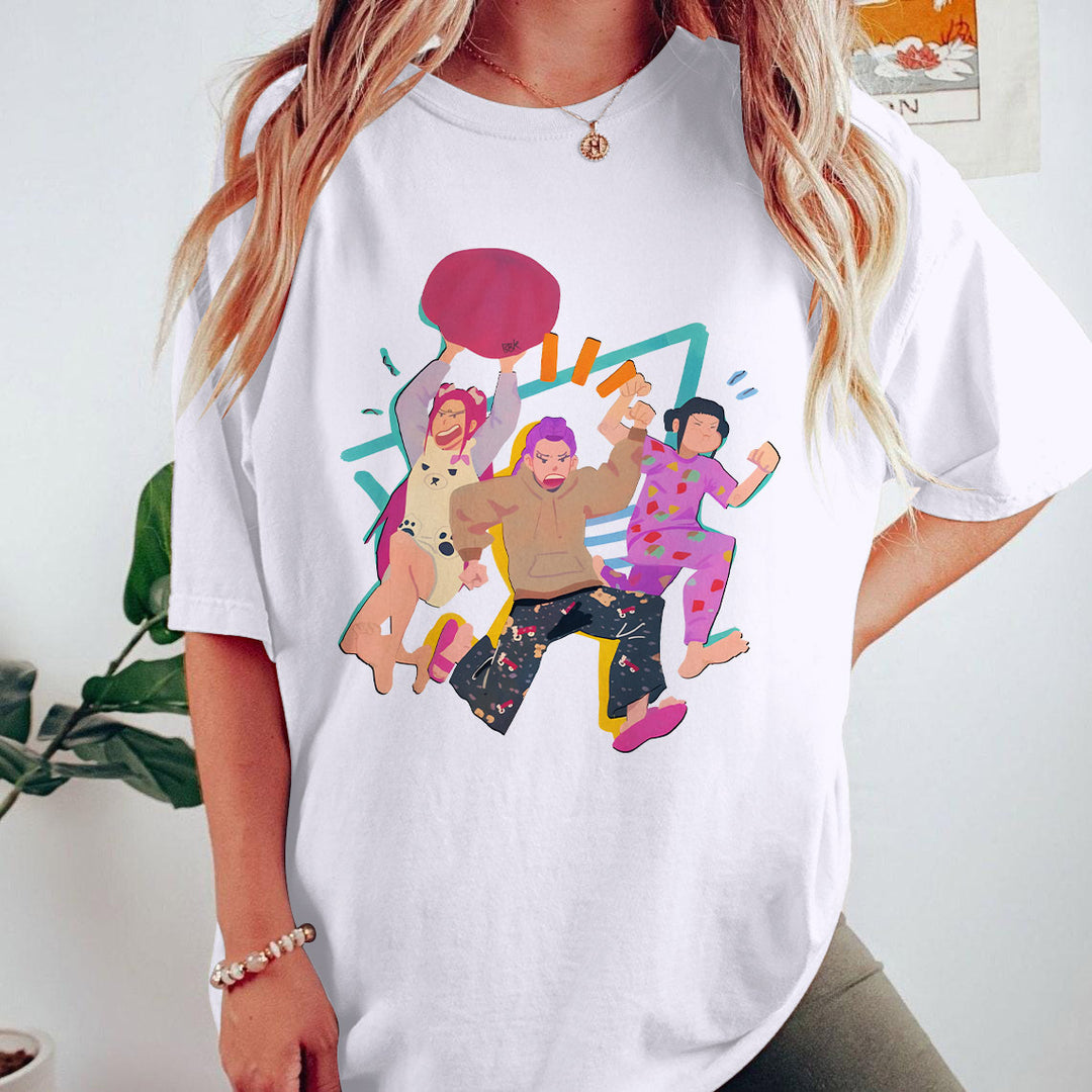 Demon Hunters Huntrix Crew Neck T-shirts