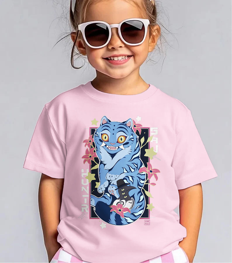 Demon Hunter Tiger Children's Cotton T-Shirts