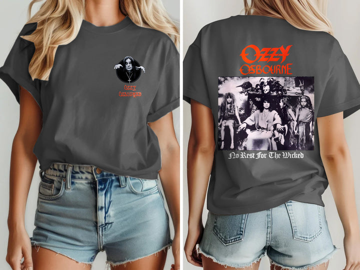 In Memory of Ozzy Osbourne Crew Neck T-shirt