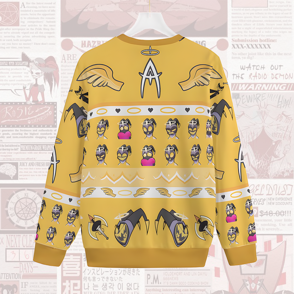 Women's Hazbin Hotel Round Neck Ugly Sweater