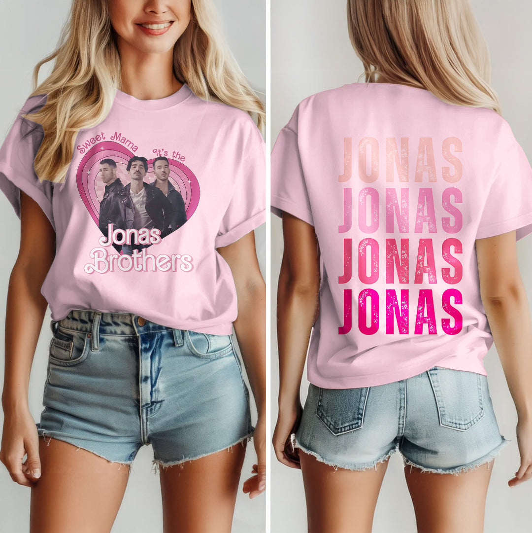 Jonas Brothers Girls' Hearts Unisex Cotton Crew Neck T-shirt