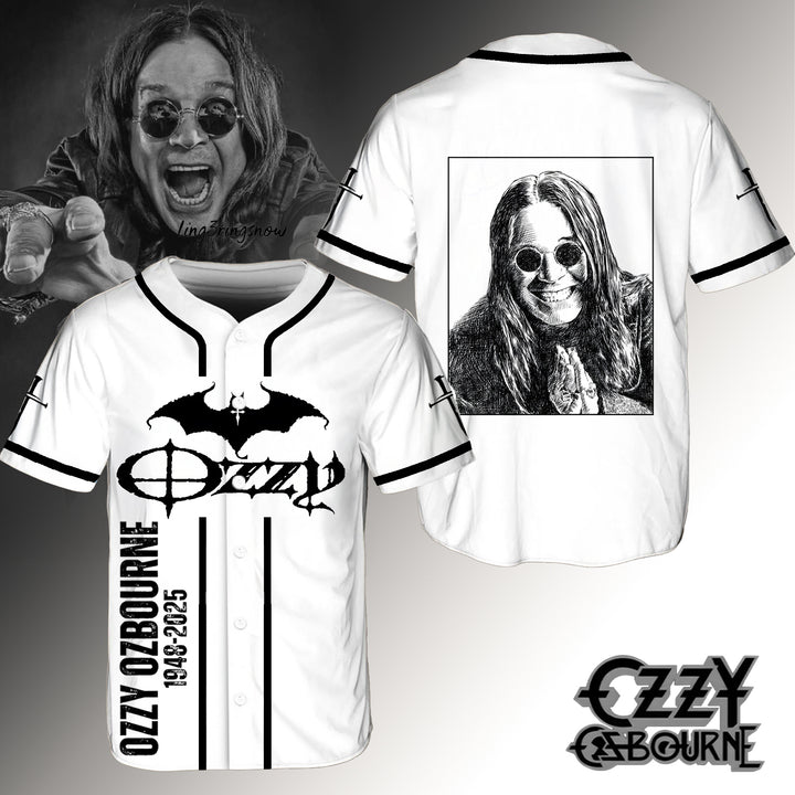 Ozzy Osbourne Baseball Jersey