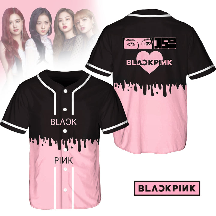 Blackpink Member Print Baseball Jersey