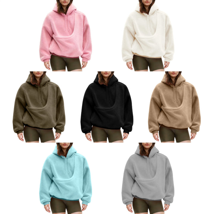 Pet Carrier Hoodie Fuzzy Solid Color Puppy Kitten Cat Holder Carriers Hoodies with Pocket for Home Sofa upgrade