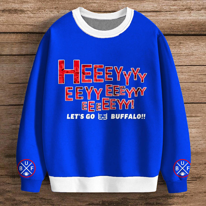 HEEEYY Printed Long Sleeve Casual Top