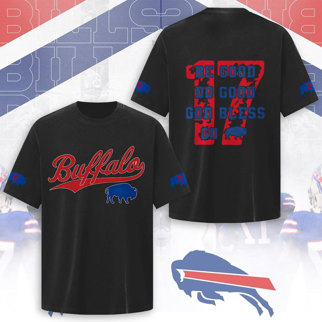 Buffalo Bills Football Unisex Cotton Crew Neck T-shirt