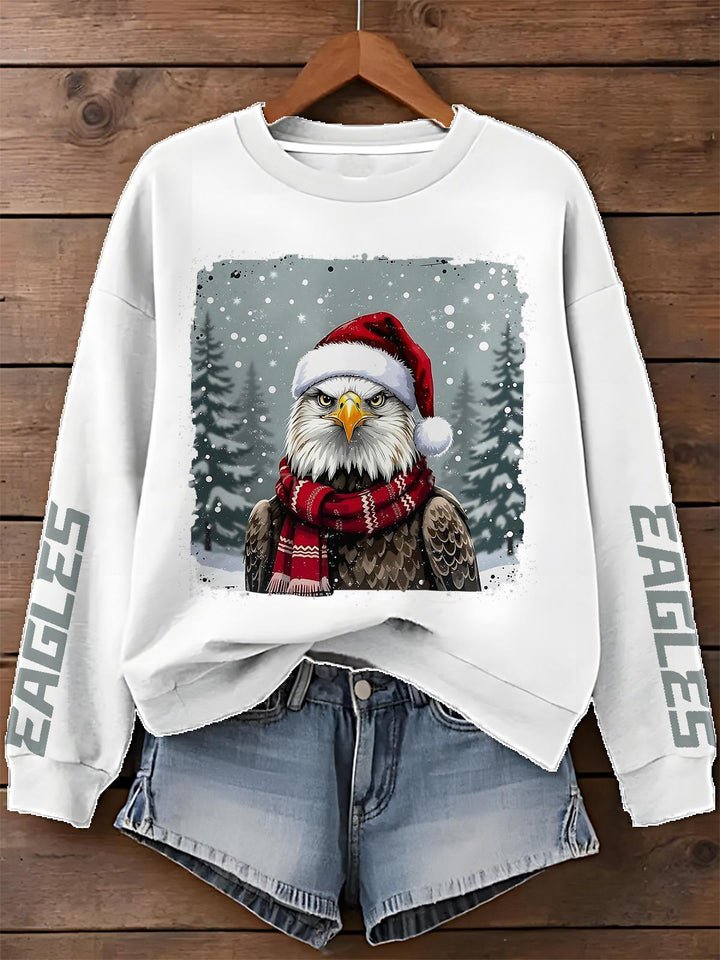 Philadelphia Eagles Printed Long Sleeve Casual Top