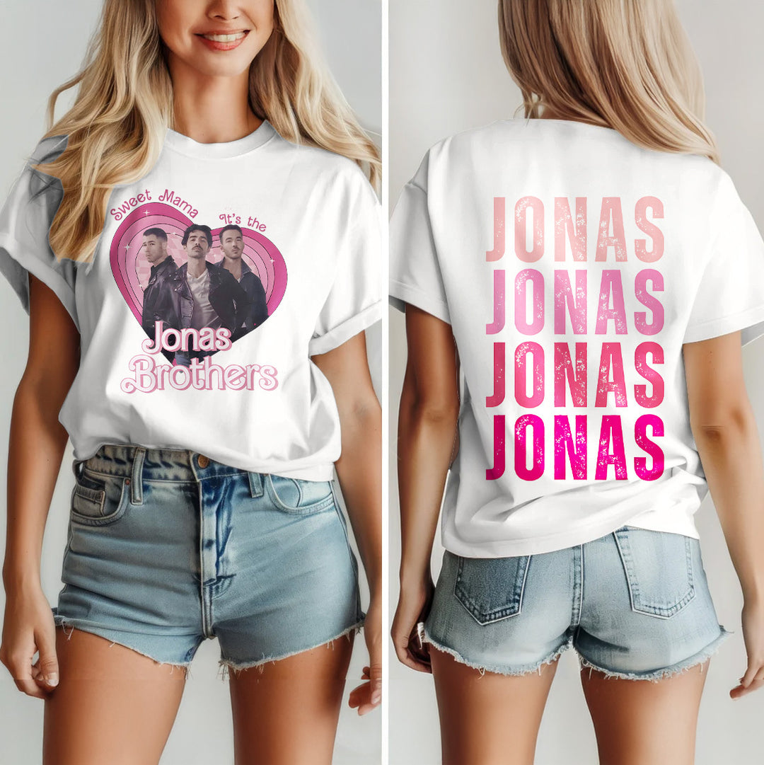 Jonas Brothers Girls' Hearts Unisex Cotton Crew Neck T-shirt