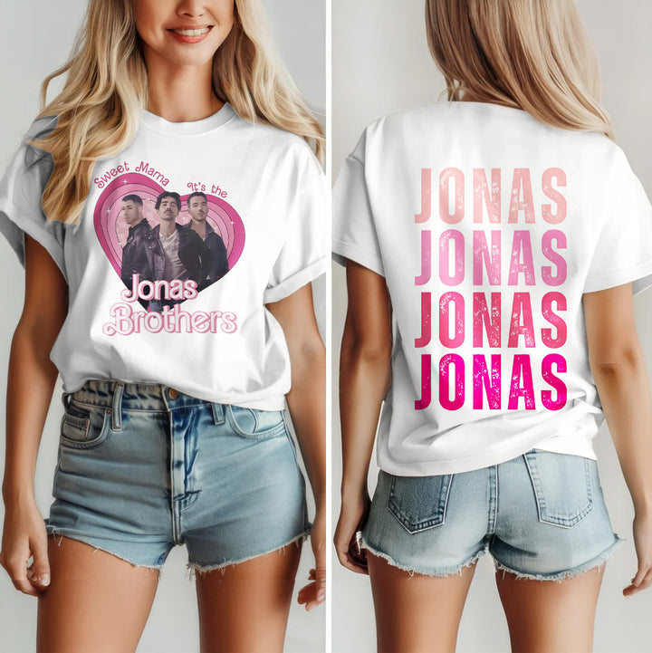 Jonas Brothers Girls' Hearts Unisex Cotton Crew Neck T-shirt