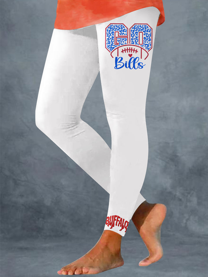 Buffalo Bills Football Print Leggings