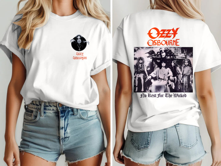 In Memory of Ozzy Osbourne Crew Neck T-shirt